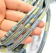 Green Cord 1mt-3.3 ft (6mm) imitation Leather Lacing G8014