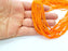 Orange Rondelle Faceted Glass Beads 2,5x2 mm 1 Strand approx 40 cm ( approx 15 inch-  approx 190 Pcs) G8053