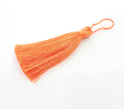 Dark Salmon Tassel Large Thick 113 mm - 4.4 inches G8057