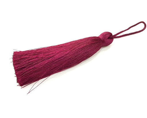 Maroon Tassel Large Thick 113 mm - 4.4 inches G8059