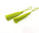 2 Pear Green Tassel (78 mm - 3 inches) G8063