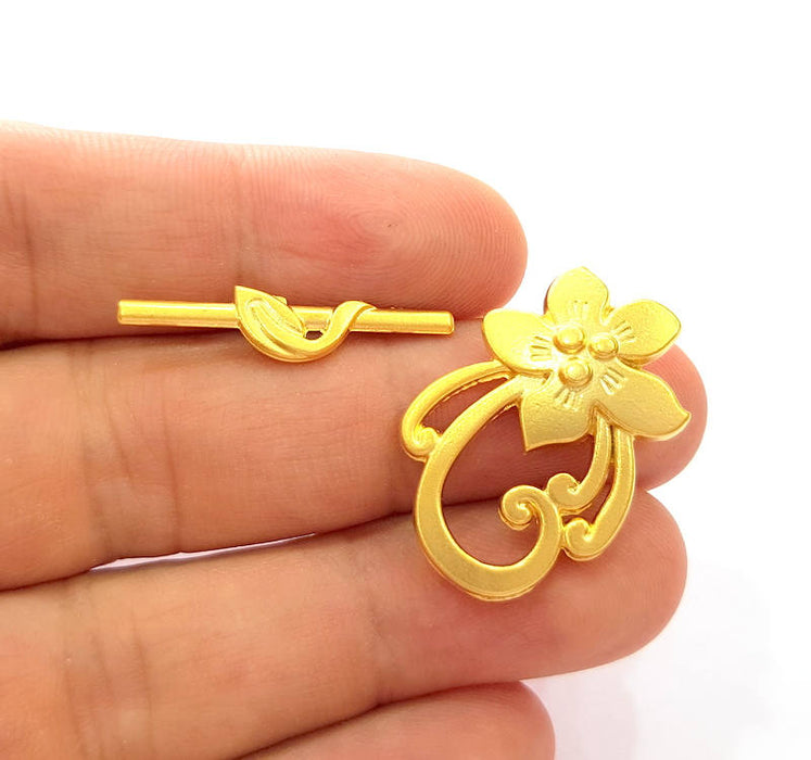 Gold Plated Toggle Clasp Findings  G8147