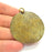 Antique Bronze Pendant (52mm) G8161