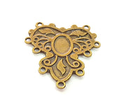 Antique Bronze Pendant Antique Bronze Connector (46x45mm) G8162