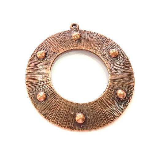 Antique Copper Pendant Antique Copper Plated Pendant (53mm) G15088