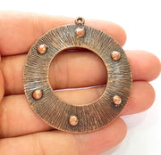 Antique Copper Pendant Antique Copper Plated Pendant (53mm) G15088