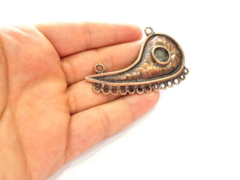 Antique Copper Pendant Antique Copper Plated Pendant (73x47mm) G8168