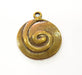 4 Antique Bronze Pendant (28mm) G8186