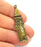 4 Antique Bronze Galata Tower Charm Antique Bronze Charm (50x11mm) G8429