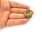 2 Antique Bronze Charm Antique Bronze Plated Charm (31x27mm) G8435