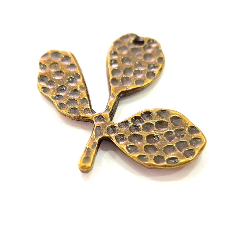 4 Leaf Charm Antique Bronze Charm (37x36mm) G8438