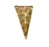 4 Triangle Pendant Antique Bronze Pendant (42x23mm) G8444