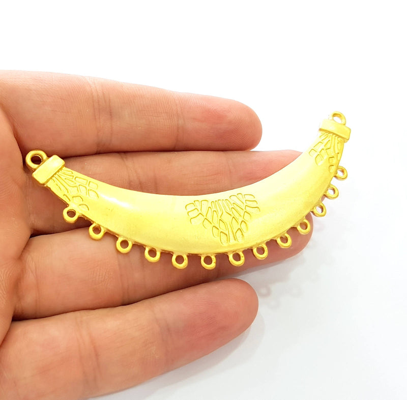 Gold Pendant Collar Pendant Gold Plated Pendant (89x19mm)  G8450