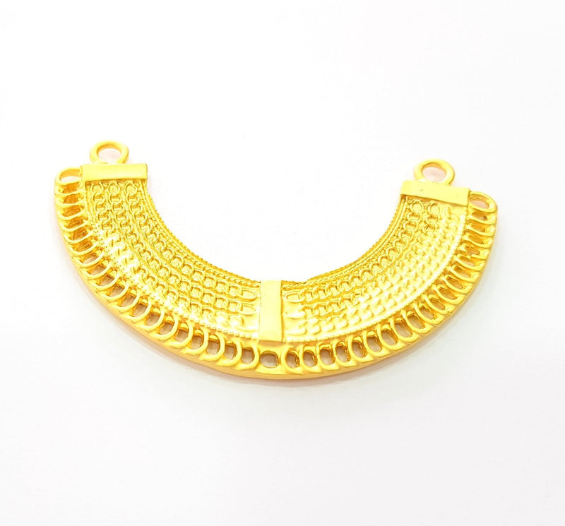 Gold Pendant Collar Pendant Gold Plated Pendant (76x16mm)  G8451