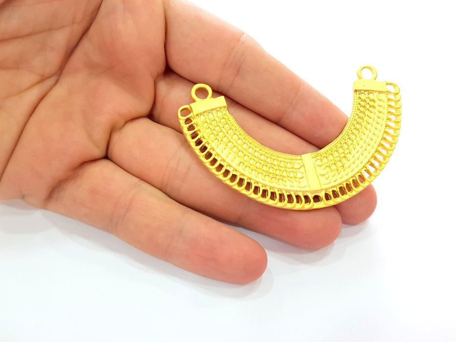 Gold Pendant Collar Pendant Gold Plated Pendant (76x16mm)  G8451