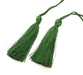 2 Dark Green Tassel (78 mm - 3 inches) G8201