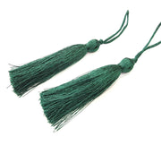 2 Dark Water Green Tassel (78 mm - 3 inches) G8202