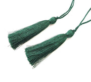 2 Dark Water Green Tassel (78 mm - 3 inches) G8202