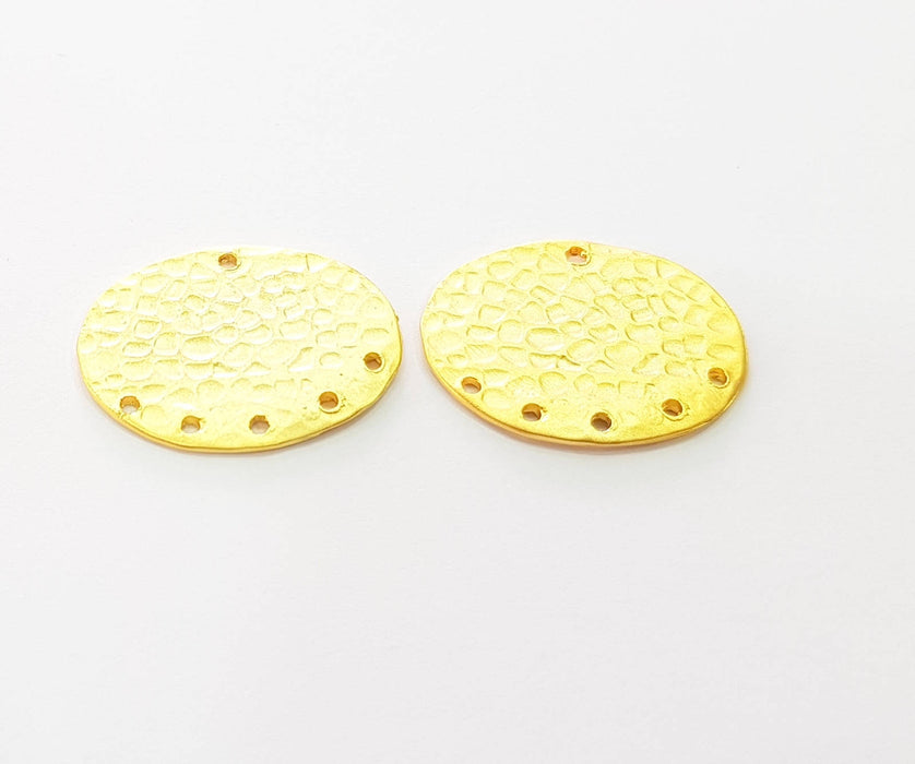 Gold Plated Connector Gold Plated Brass Charms (40x22mm)  G8489