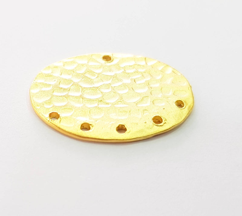 Gold Plated Connector Gold Plated Brass Charms (40x22mm)  G8489