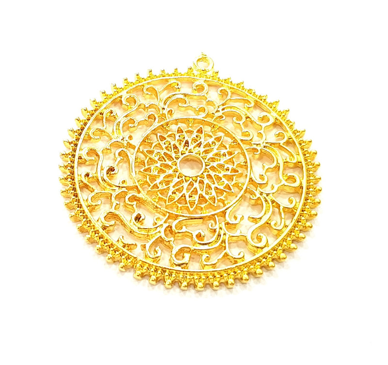 Gold Pendant Pendant Gold Plated Pendant (49mm)  G8502