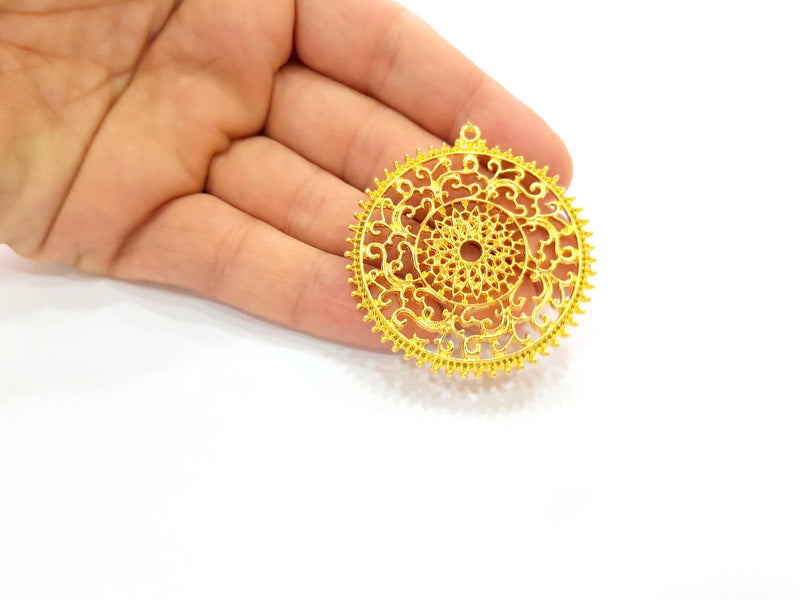 Gold Pendant Pendant Gold Plated Pendant (49mm)  G8502