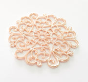 Rose Gold Pendant Rose Gold Plated Pendant (50 mm)  G8211