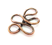 Antique Copper Pendant Antique Copper Plated Pendant (53x38mm) G8522