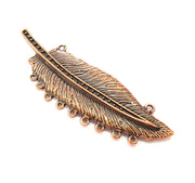 Antique Copper Pendant Antique Copper Plated Pendant (93x32mm) G11841