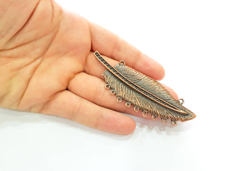 Antique Copper Pendant Antique Copper Plated Pendant (93x32mm) G11841