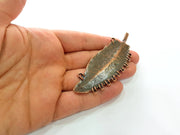 Antique Copper Pendant Antique Copper Plated Pendant (93x32mm) G11841