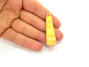 Gold Tribal Pendant Gold Plated Pendant (50x15mm) G8241