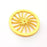 Gold Connector Gold Plated Pendant (33mm) G8276