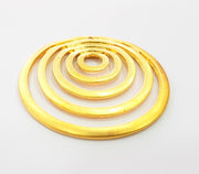 Gold Pendant Gold Plated Pendant (45mm)  G14369