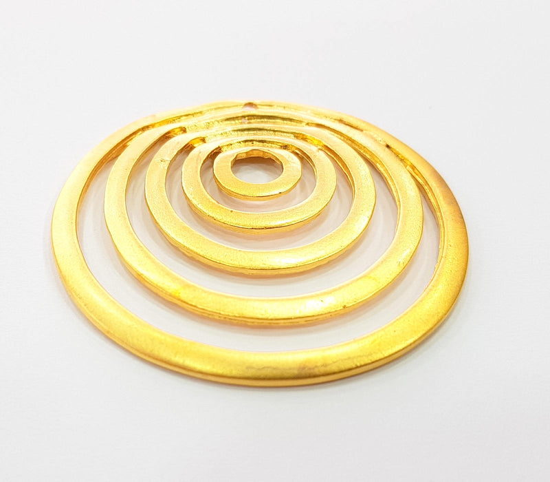 Gold Pendant Gold Plated Pendant (45mm)  G14369