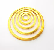 Gold Pendant Gold Plated Pendant (45mm)  G14369
