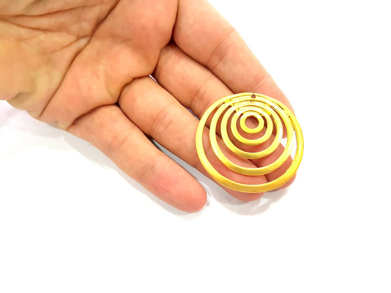 Gold Pendant Gold Plated Pendant (45mm)  G14369