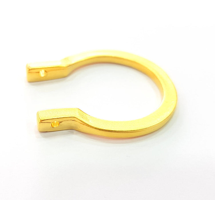 Gold Connector Gold Plated Connector Pendant (40x35mm)  G8575