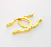 Gold Connector Gold Plated Connector Pendant (40x35mm)  G8575