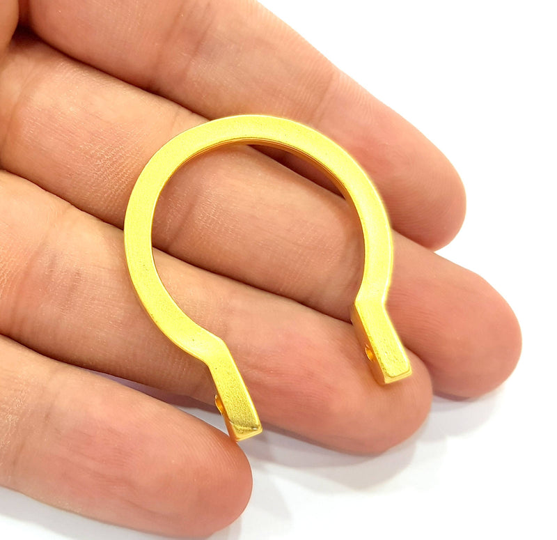 Gold Connector Gold Plated Connector Pendant (40x35mm)  G8575