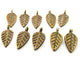 20 Leaf Charm Antique Bronze Charm (18x8mm) G8579