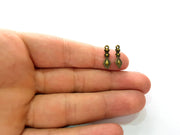 30 Antique Bronze Charm Antique Bronze Plated Charm (17x5mm) G15630