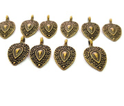 10 Antique Bronze Charm Antique Bronze Plated Charm (19x10mm) G8586