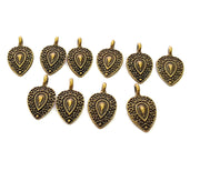 10 Antique Bronze Charm Antique Bronze Plated Charm (19x10mm) G8586