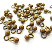 30 Antique Bronze Charm Antique Bronze Plated Charm (9x4mm) G8585