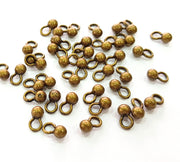 30 Antique Bronze Charm Antique Bronze Plated Charm (9x4mm) G8585