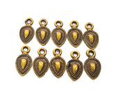 20 Antique Bronze Charm Antique Bronze Plated Charm (15x8mm) G8588