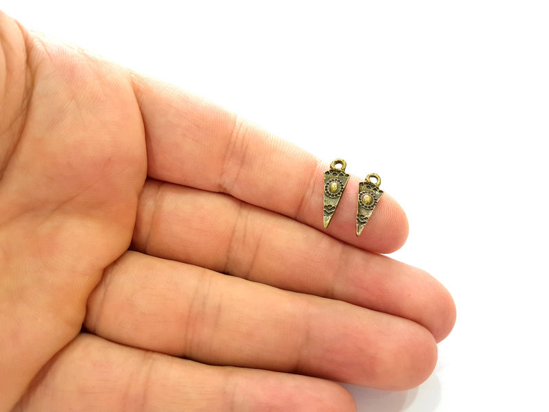 30 Antique Bronze Charm Antique Bronze Plated Charm (19x6mm) G8589
