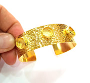 Gold Bangle Blanks Bracelet Blanks Hammered Cuff Blanks Adjustable Bracelet Blank Gold Plated Brass (10mm Blanks ) G8598