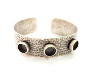 Bracelet Blanks Bangle Blanks Cuff Blanks Adjustable Hammered Bracelet Blank Antique Silver Plated Brass ( 10mm Blanks ) G8599